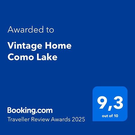 Vintage Home Como Lake Zewnętrze zdjęcie